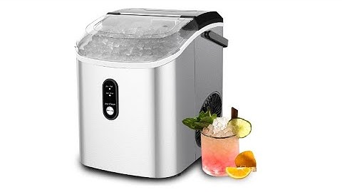 Amazoncom Kndko Nugget Ice Makers CountertopPellet Ice Maker Machine with Crushed IceOne Button Quic