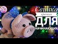 СВИНКА 🐷 - СИМВОЛ 2019 ГОДА / Мастер-класс для начинающих / Часть 1