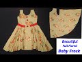 Baby Frock Cutting and Stitching|3-4 Year Full Flared Baby Frock Cutting and Stitching Very Easy