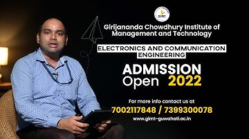 Department of Electronics and Communication Engineering | GIMT Guwahati | Admission Open 2022-23