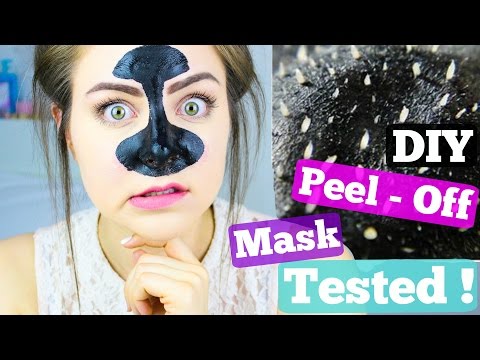 Diy peel off face mask with glue
