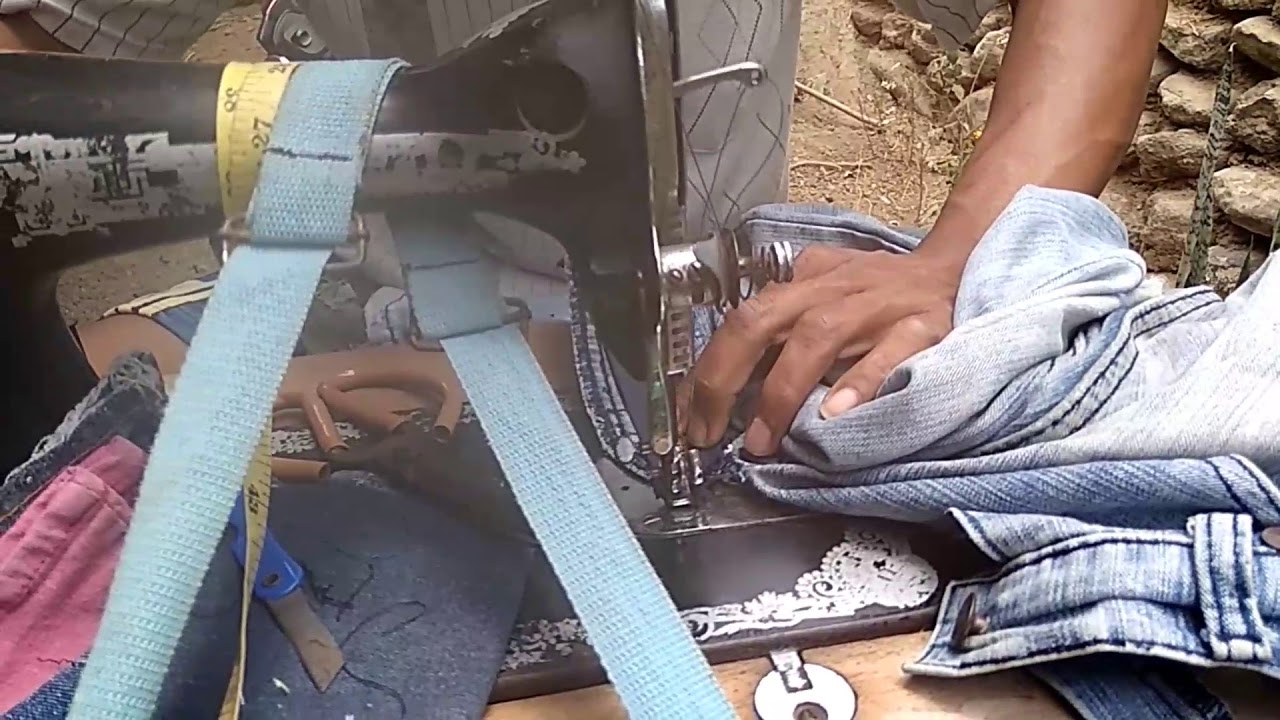 Cara mengganti resleting jeans rusak dengan yang baru