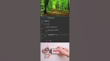 #B9 | Triangular Number pattern| Learn C Language | How to Write C Program #shorts #coding
