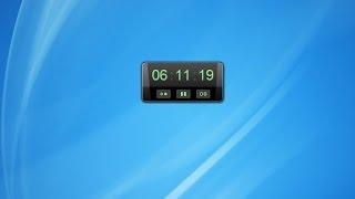 Work / Break Cycle Timer Windows 7 Desktop Gadget screenshot 4