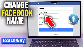 How do you change your name on Facebook 2026 (PC or Laptop)