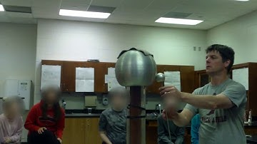 Levitating Cloth/Static Electricity Demo with Mr Pauller