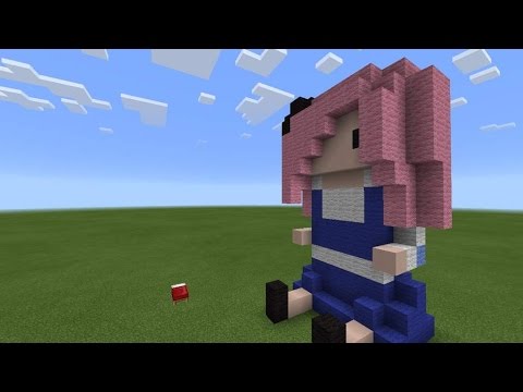 девушка постройка майнкрафт. красивые девушки в майнкрафте. девушка постройка майнкрафт. малыш в майнкрафте постройка. статуя аниме в майнкрафте.