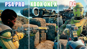 The Outer Worlds PS4 Pro / XBOX One X / PC - 4K Graphics Comparison