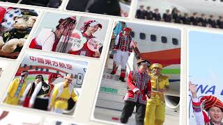 We could be reliable and dashing pilots in uniforms, or energetic and lovely in ethnic costumes
