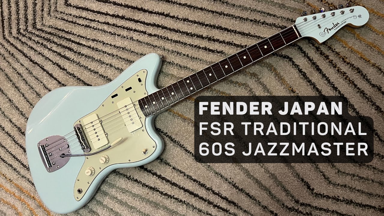 Fender Japan FSR Traditional 60's Jazzmaster Overview and Demo