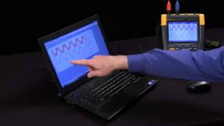 How To Transfer Data From A Fluke Portable Oscilloscope to FlukeView® Software screenshot 1