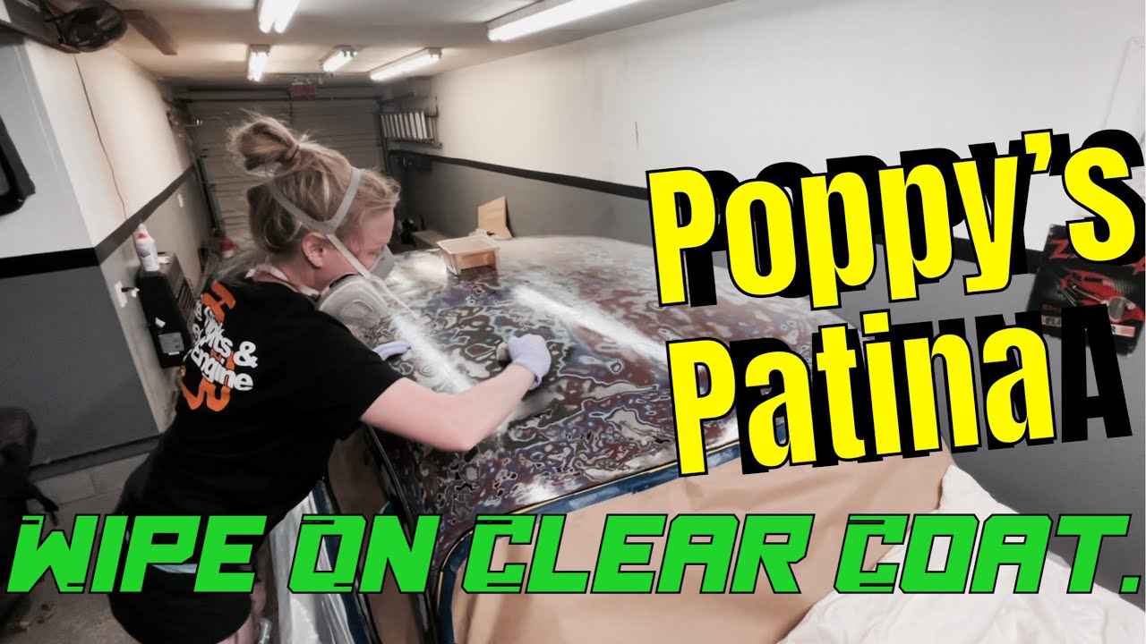 Poppys Patina Wipe On Clear Coat on a beautiful 85 F150! 