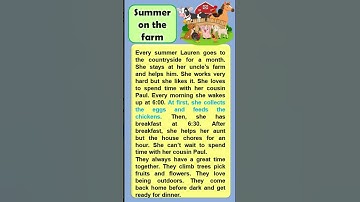 Listening and reading practice