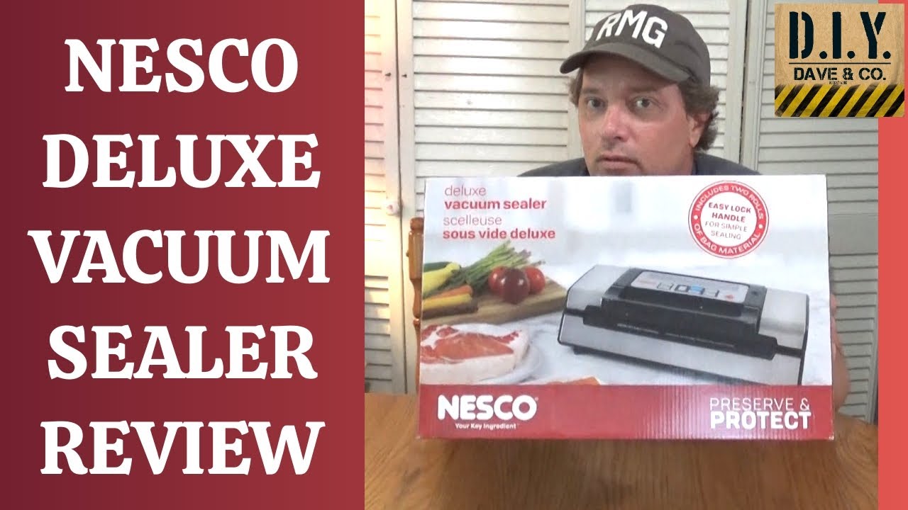 Nesco American Harvest VS-12, 130W Deluxe Vacuum Sealer, Black