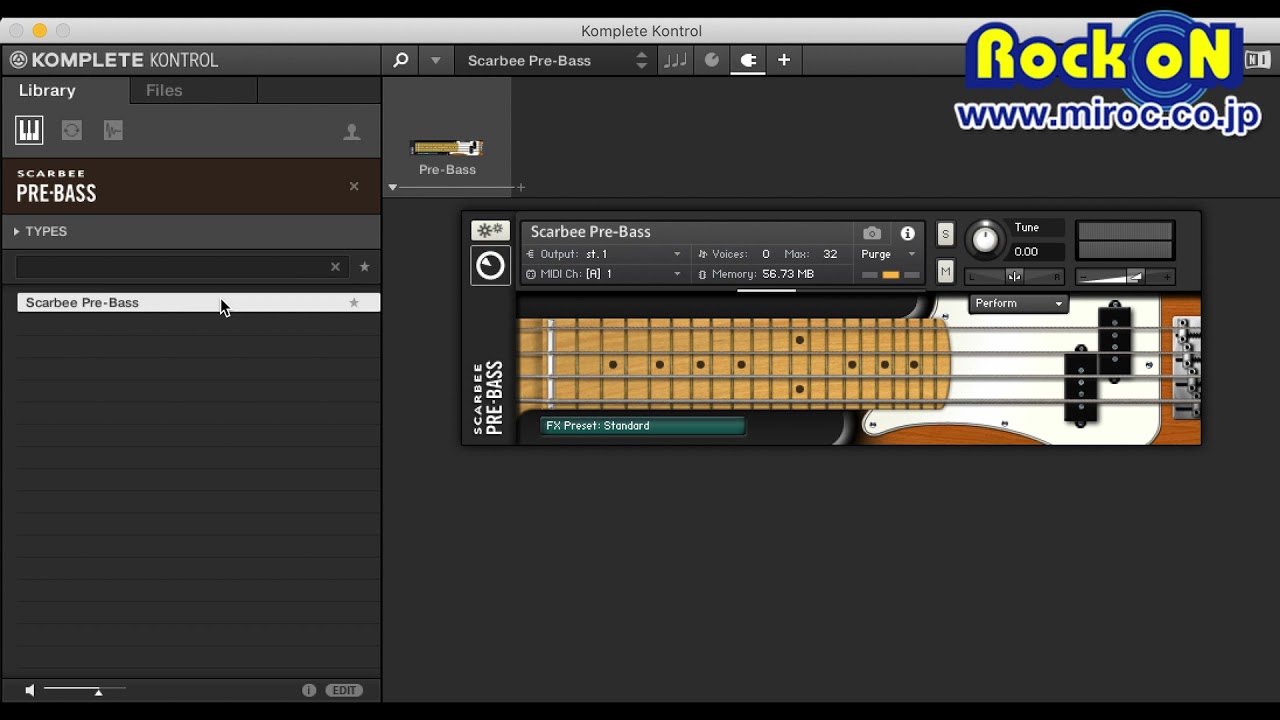 063:SCARBEE PRE-BASS ☆Native Instruments KOMPLETE 全音源試聴！