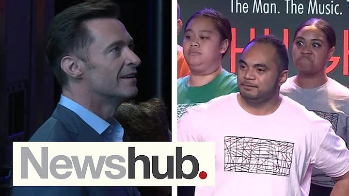 Hugh Jackman tears up at moving haka by south Auckland university choir's haka | Newshub