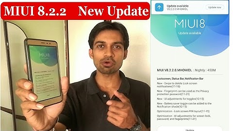 MIUI 8.2.2 MHOMIDL Update | Thanks Xioami hame yaad rakhne k liye