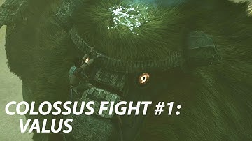[4K] Shadow of the Colossus (PS4) - Colossus #1: Valus Fight