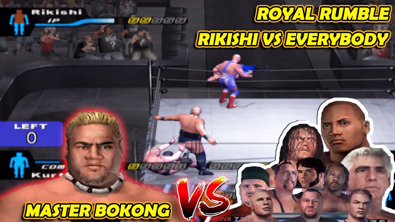 KITA B0KONGIN SEMUA - Royal Rumble Pake RIKISHI - Smackdown Pain PS2