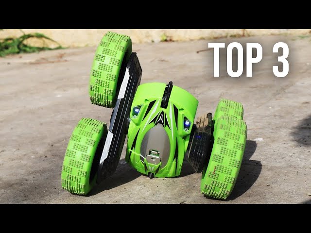 Voitures Télécommandées Amphibies, 2,4 GHz 4WD 360 ° Rotation étanche RC  Voiture Télécommandée Tout Terrain, Voiture Télécommandée Double Face pour