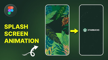 Splash Screen Animation in Figma | Figma Tutorial For Beginners