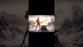 When Ultraman Becomes a Chef on a Snowy Mountain ⛰️🔥 | Epic AI Cinematic