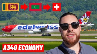 Is EDELWEISS a Good Airline? (A340 Economy Review)