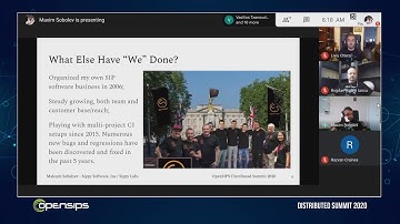 "Sippy Labs Update - RTPProxy, OpenSIPIt and Microsippy": Maksym Sobolyev - Sippy Software, Inc.