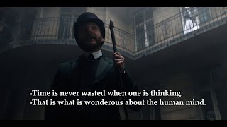 Dr. Kreizler Time is Never Wasted When One is Thinking | The Alienist s02e01 Kreizler Sayings scenes