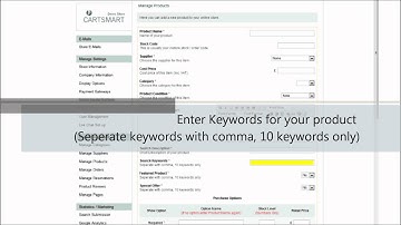 Smart Store: Adding Products