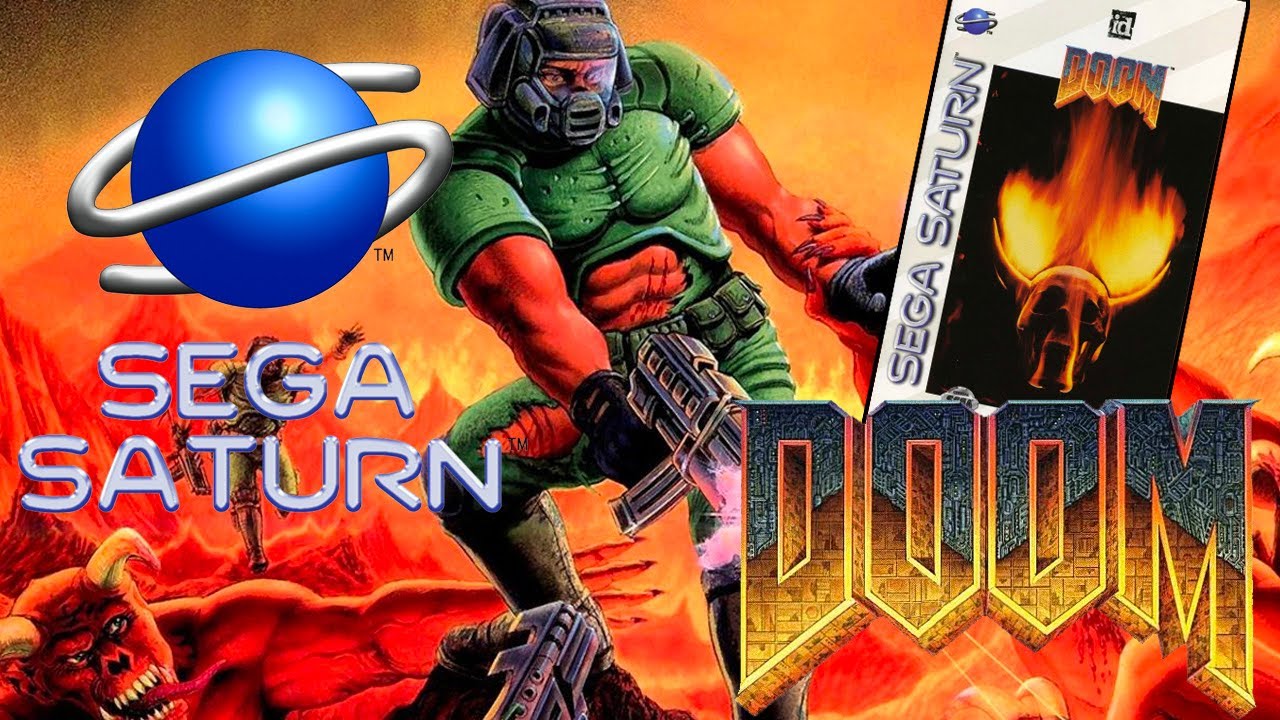 Boîte Doom Sega Saturn – Édition PAL 1996 – Bon état, Sans Jeu
