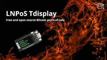 LNPoS esp32 T-Display - Free and open-source bitcoin point-of-sale