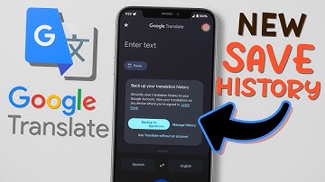 Google Translate App 👍 New Save History Feature To Remember The Words You