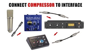 How to connect a Compressor to Your USB Audio Interface [ Outboard Gear Setup ]