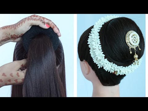 how-to-make-big-bun-hairstyle-with-trick-||-new-hairstyle-||-ladies-hairstyle-||-prom-hairstyles