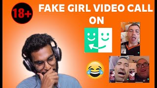 fake girl video call prank on omegle |fake girl prank on azar app | men will be men  part - 1