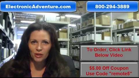 Original Philips Magnavox 312814715591 TV Remote Control (RC4331-01)  - $5 Off Coupon Special