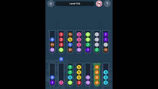 Level 723 Candy Sort Impulse Color Blind mode screenshot 4