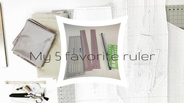 5 amazing ruler for Fashion construction, Pattern Making and Drafting