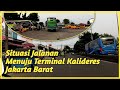 Situasi Jalan Menuju Terminal Bus KaliDeres Jakarta Barat ( Motovlog )