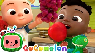 Yes Yes Fruits | CoComelon | Sing Along Songs for Kids | Moonbug Kids Karaoke Time