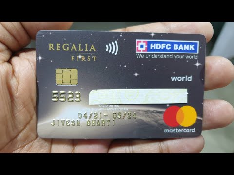 hdfc regalia first credit card unboxing || jivesh Bharti ||