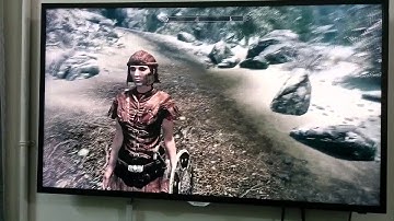 The Elder Scrolls V: Skyrim - Texture Flashing on an HDTV