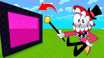 How To Make A Portal To The CAINE AMAZING DIGITAL CIRCUS EPISODE 2 Dimension In Minecraft