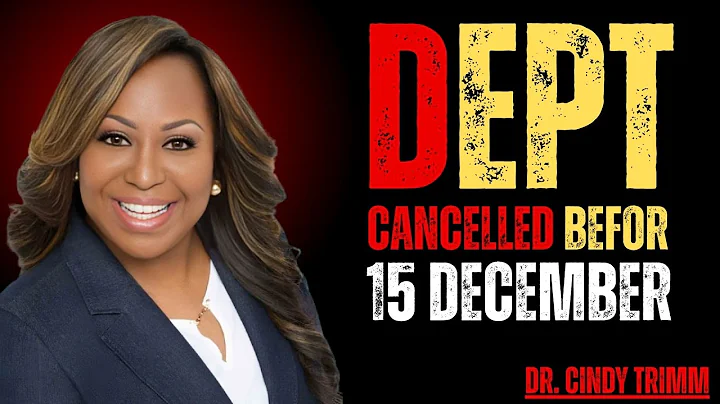 Before 15 December: Every Debt Will Be Cancelled – Just Listen | Dr. Cindy Trimm