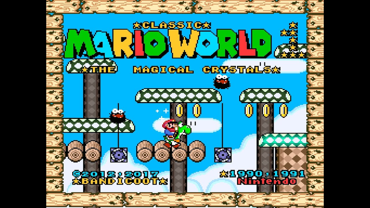 Classic Mario World The Magical Crystals