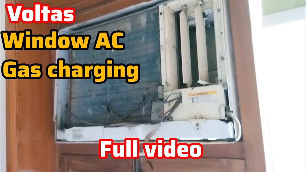 Voltas window AC leakage check kaise Karen//R22 Window AC gas charging