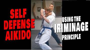 SELF DEFENSE AIKIDO | Using the IRIMINAGE principle #Aikido #shorts
