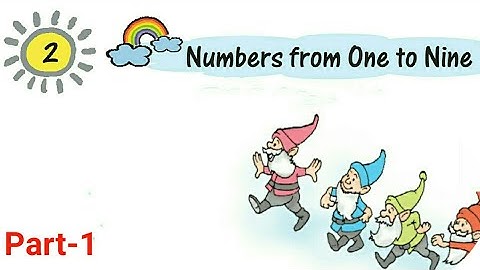 Ncert class 1 math|Ch.2 Numbers from one to nine(part-1)