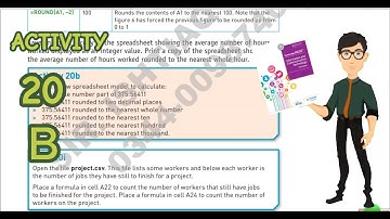 IGCSE O LEVEL ICT ACTIVITY 20B | Learn easily in seconds | @education | ICTEDU768 | Sir. Ishtiaq |